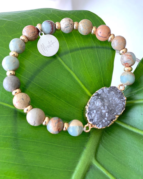 Druzy bangle on sale