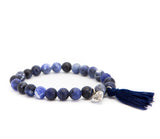 blue color pearl bracelet online