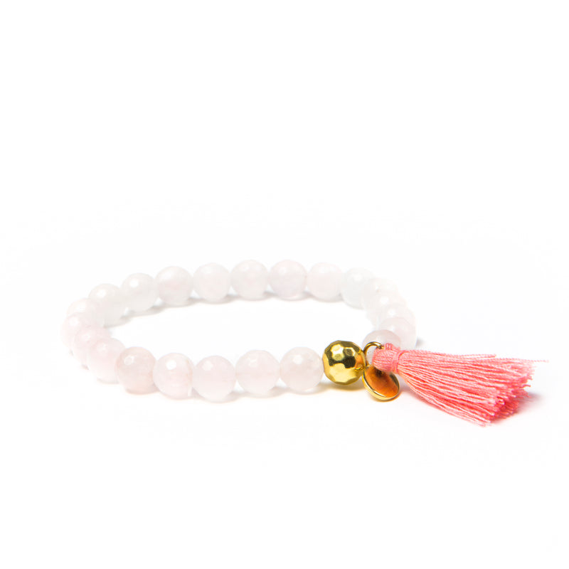 Pink color pearl bracelet online
