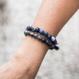 blue color pearl bracelet online